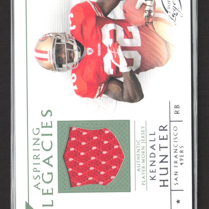 2011 Topps Legends Aspiring Legacies Kendall Hunter #ALR-KH Jersey /150