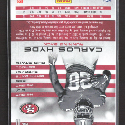 2014 Panini Rookies and Stars Carlos Hyde #10 44/99 RC Jersey
