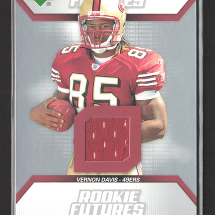 2006 Upper Deck Rookie Futures Vernon Davis #RF-VD Memorabilia Jersey