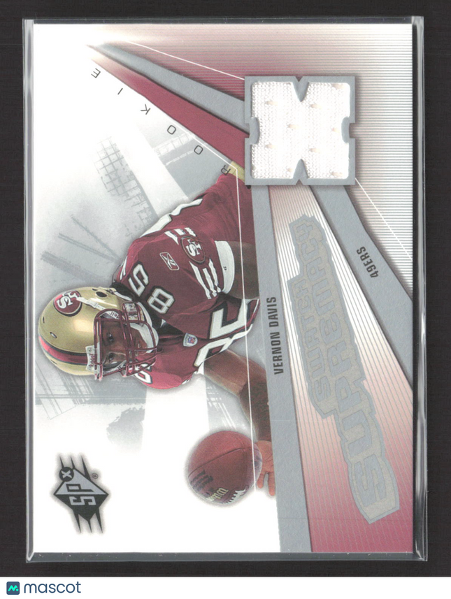 2006 Upper Deck SPx Swatch Supremacy Vernon Davis #SW-VD / Event-Worn Jersey