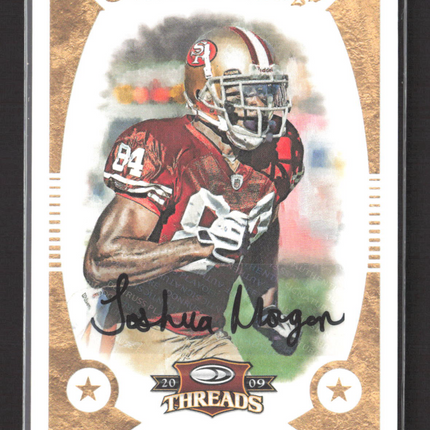 2009 Panini Donruss Threads Gridiron Kings Josh Morgan #29 105/175 Auto