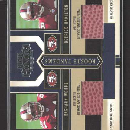2004 Honors Rookie Tandems Derrick Hamilton Rashaun Woods #RT-16 Football /125