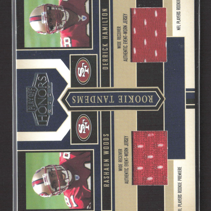 2004 Playoff Honors Rookie Tandems Derrick Hamilton Rashaun Woods #RT-16 Jersey