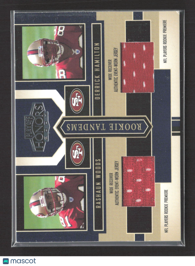 2004 Playoff Honors Rookie Tandems Derrick Hamilton Rashaun Woods #RT-16 Jersey