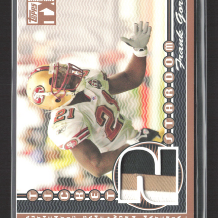 2007 Topps TX Exclusive Ticket to Stardom Frank Gore #STP-FG Patch 15/49