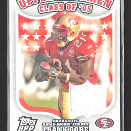 2007 Topps Draft Picks & Prospects Upperclassmen Frank Gore #UC-FG Jersey