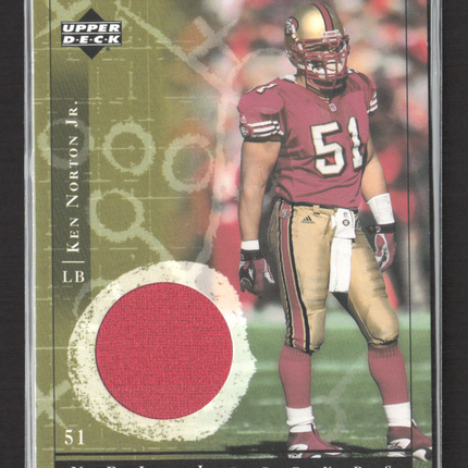 2001 Upper Deck NFL Legends Past Patterns Ken Norton Jr. #PP-KN Game-Used Jersey
