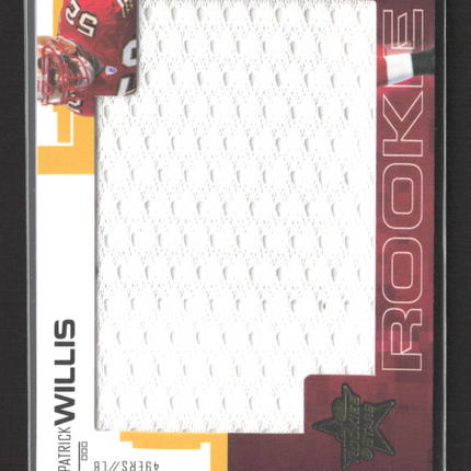 2007 Donruss Rookies & Stars Patrick Willis #223 Jersey Patch /25