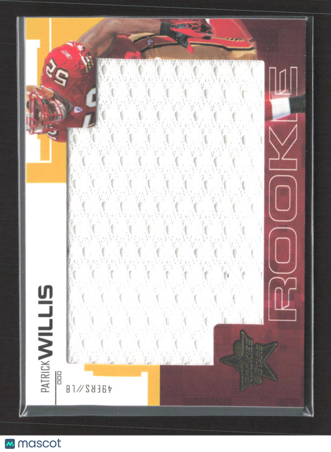 2007 Donruss Rookies & Stars Patrick Willis #223 Jersey Patch /25