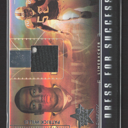 2007 Rookies & Stars Longevity Dress for Success Patrick Willis #DS-29 Shoe /55