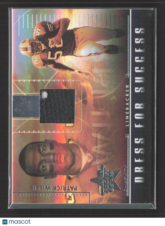2007 Rookies & Stars Longevity Dress for Success Patrick Willis #DS-29 Shoe /55
