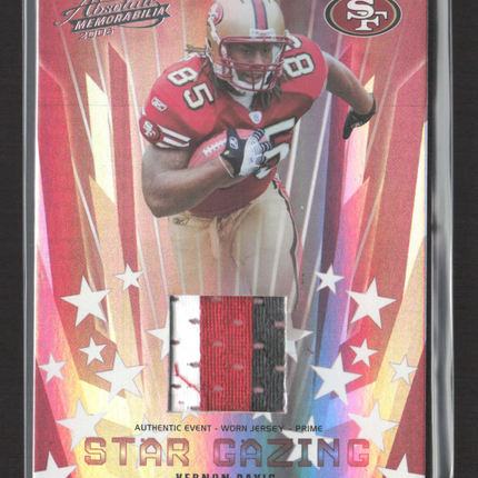 2006 Playoff Absolute Memorabilia Star Gazing Vernon Davis #SG-13 Patch /50