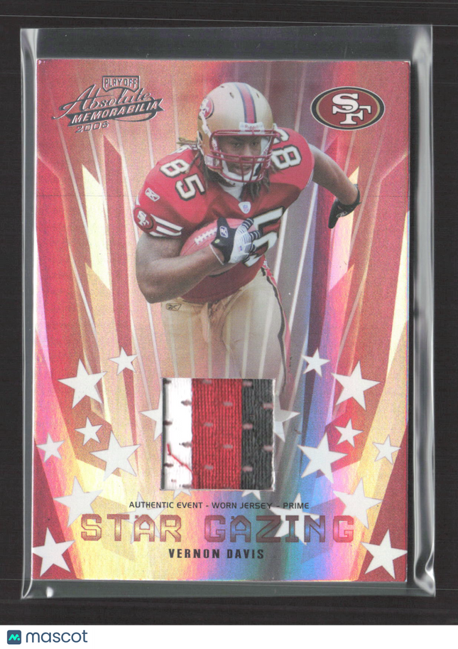 2006 Playoff Absolute Memorabilia Star Gazing Vernon Davis #SG-13 Patch /50