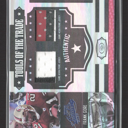 2007 Absolute Tools of the Trade Frank Gore #TOT-63 Game-Worn Patch 11/25