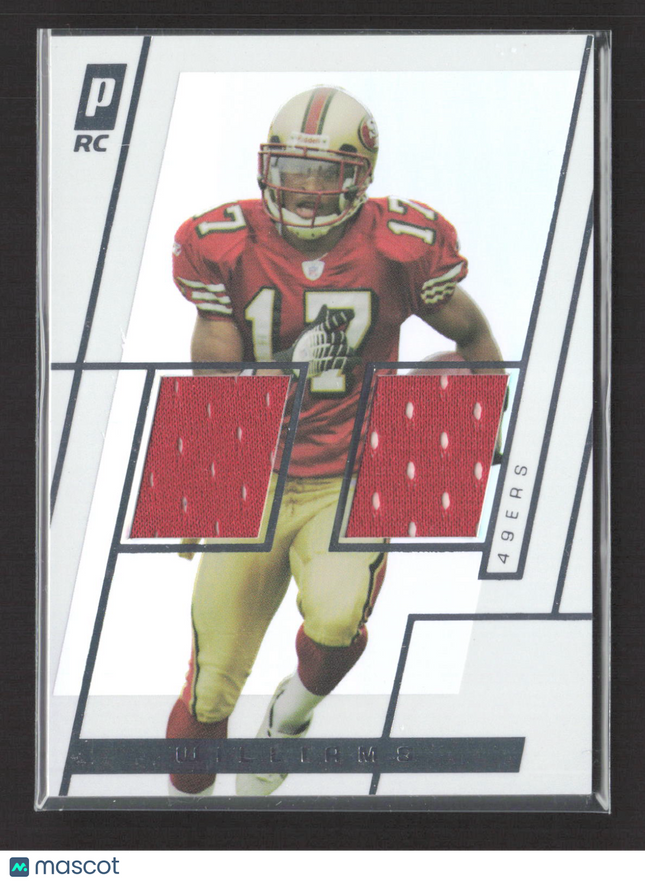 2007 Topps Paradigm Brandon Williams #57 Portrayal Dual Jersey Relic 061/249 RC