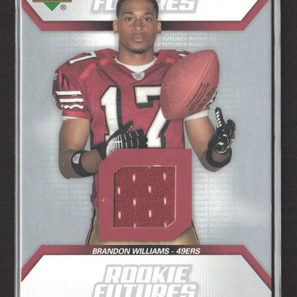 2006 Upper Deck Rookie Futures Brandon Williams #RF-BW Event-Worn Jersey