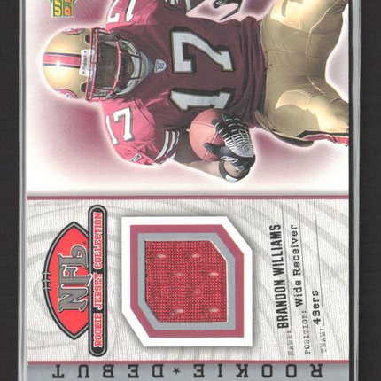 2006 Upper Deck Rookie Debut Jersey Collection Brandon Williams #66TE Jersey