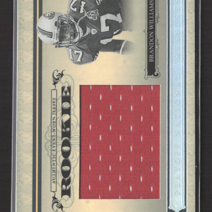 2006 Playoff National Treasures Brandon Williams #117 Event-Worn Jersey /25