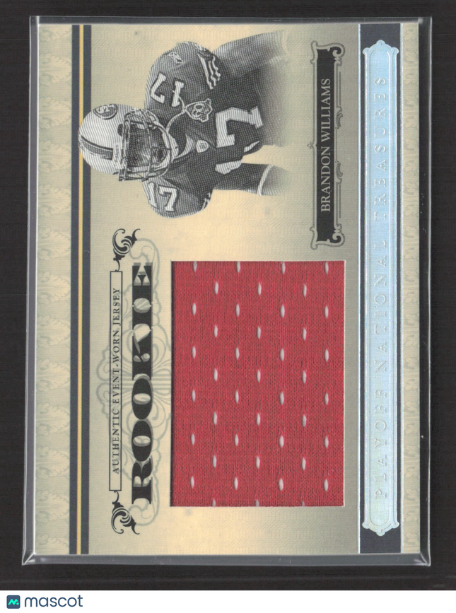 2006 Playoff National Treasures Brandon Williams #117 Event-Worn Jersey /25