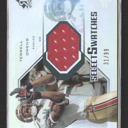2004 Reflections Select Swatches Terrell Owens #SS-TO 31/99 Game-Used Jersey