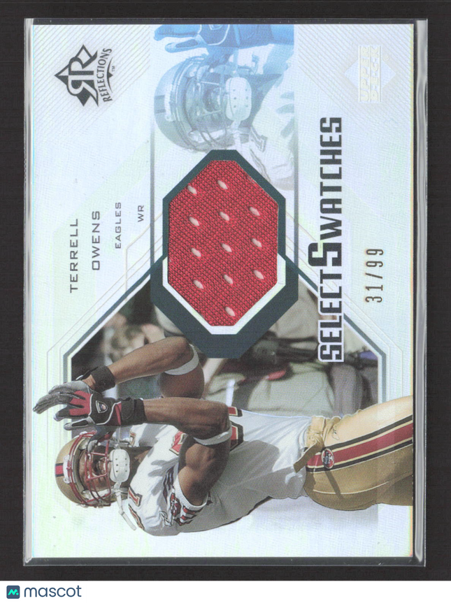 2004 Reflections Select Swatches Terrell Owens #SS-TO 31/99 Game-Used Jersey