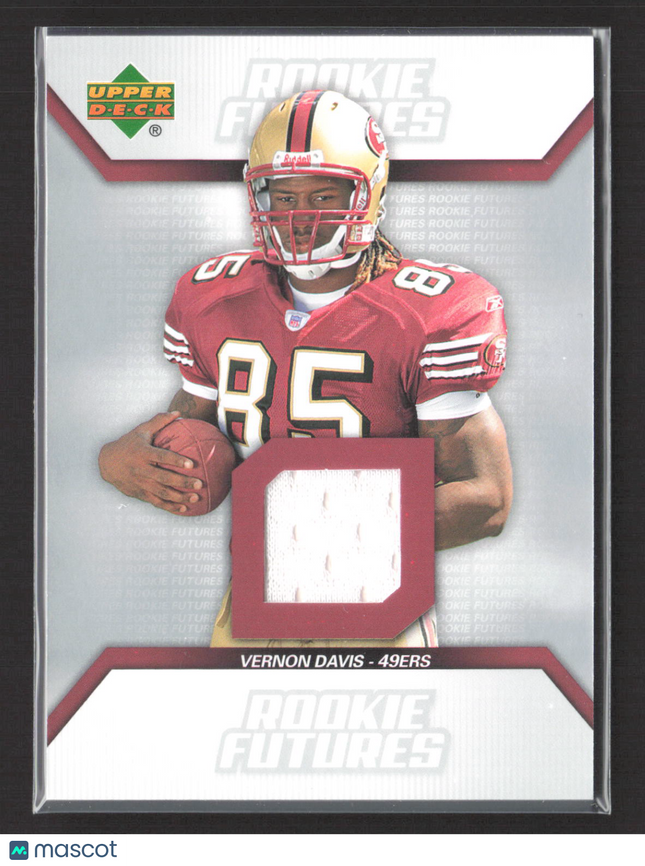 2006 Upper Deck Rookie Futures Vernon Davis #RF-VD Jersey Patch Memorabilia