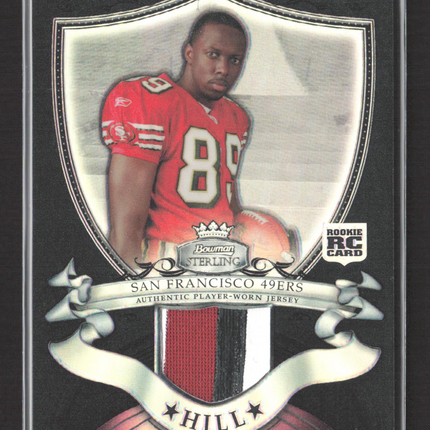 2007 Bowman Sterling Jason Hill #BSRR-JH Refractor 25/25 RC Patch