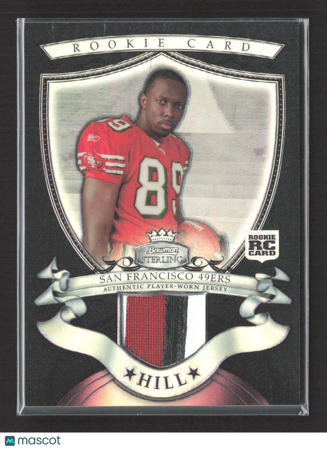 2007 Bowman Sterling Jason Hill #BSRR-JH Refractor 25/25 RC Patch