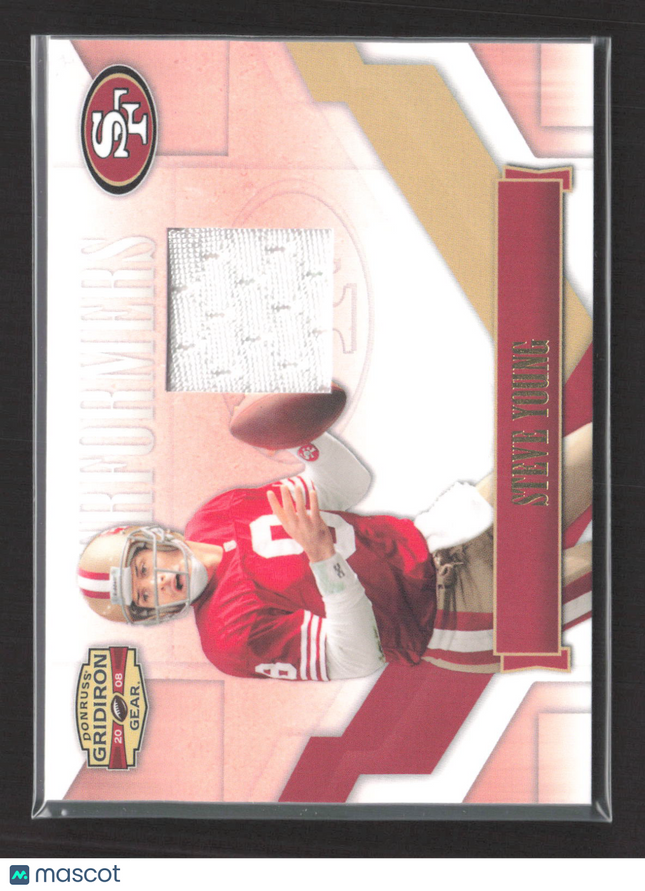 2008 Donruss Gridiron Gear Steve Young #P-42 Game-Worn Jersey 118/250