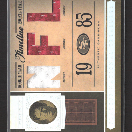 2006 Playoff National Treasures Timeline Steve Young #TL-SY Jersey Patch /99