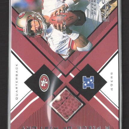 1999 Black Diamond A Piece of History Steve Young #B-QB Game-Used Football