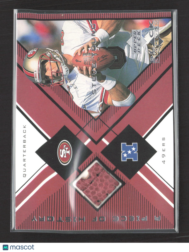 1999 Black Diamond A Piece of History Steve Young #B-QB Game-Used Football