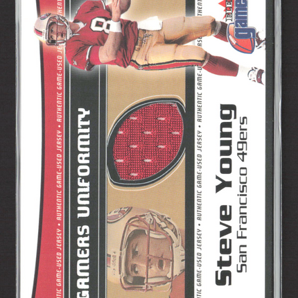 2000 Fleer Gamers Gamers Uniformity Steve Young Game-used jersey