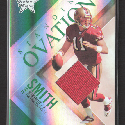 2007 Rookies & Stars Standing Ovation Alex Smith #SO-24 Game-Worn Jersey /250