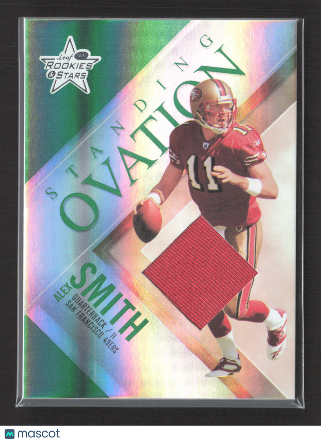 2007 Rookies & Stars Standing Ovation Alex Smith #SO-24 Game-Worn Jersey /250