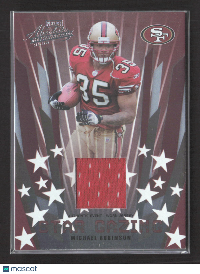 2006 Playoff Absolute Star Gazing Michael Robinson #SG-12 Jersey /100