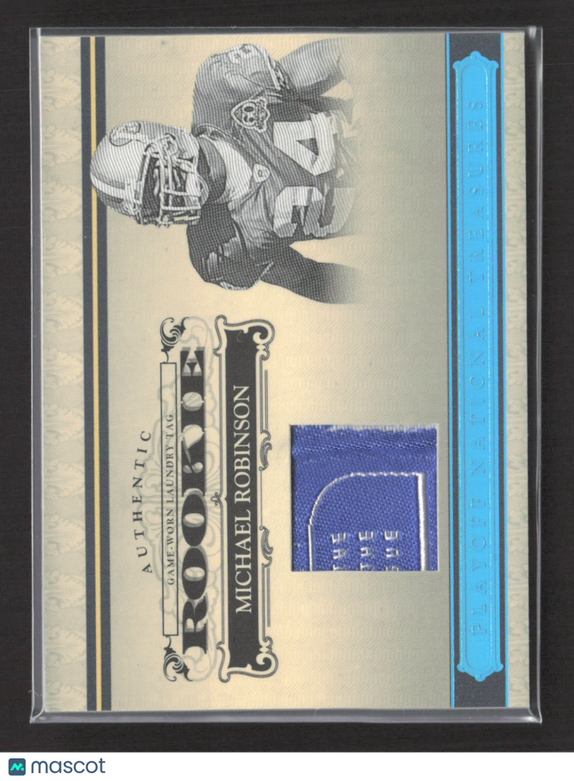 2006 National Treasures Michael Robinson #134 Game-Worn Laundry Tag Patch /5