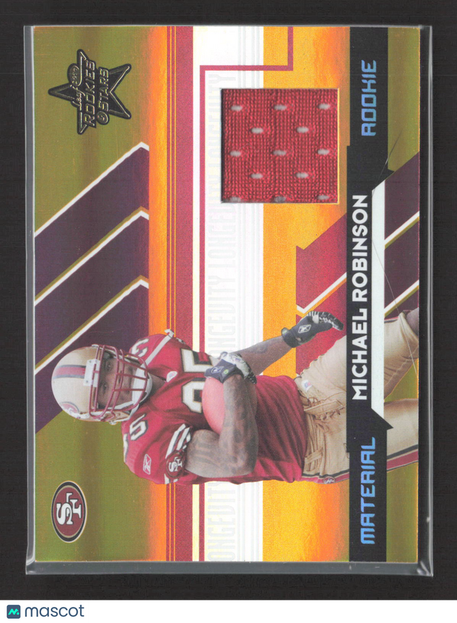 2006 Leaf Rookies & Stars Longevity Michael Robinson #264 Material Jersey /25