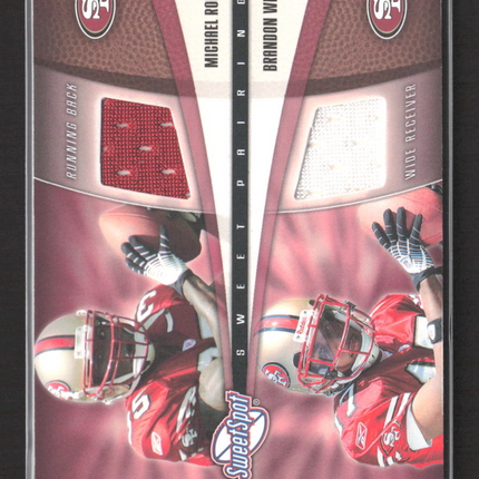 2006 UD Sweet Spot Sweet Pairings Brandon Williams Michael Robinson Jersey