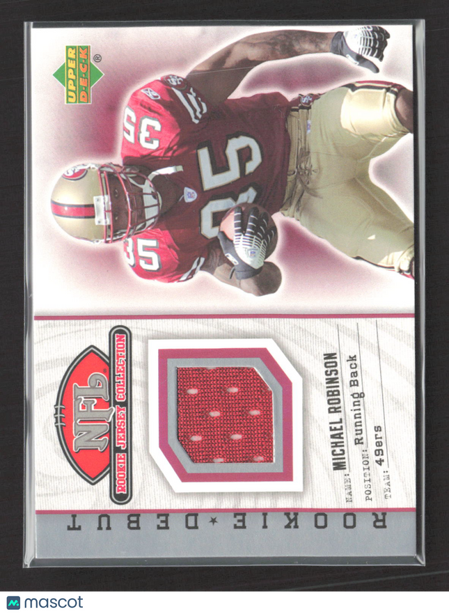 2006 Upper Deck Rookie Debut Rookie Collection Michael Robinson #81TE Jersey