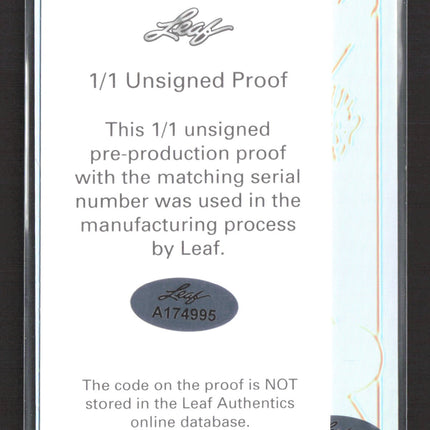 2023 Leaf Metal State Pride Cameron Latu 1/1 Unsigned Proof RC