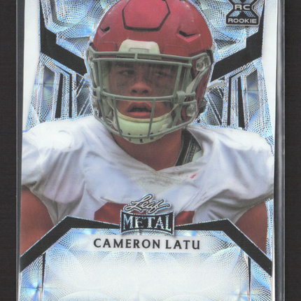 2023 Leaf Metal Draft Cameron Latu #BA-CL1 Unsigned Pre-Production Proof RC
