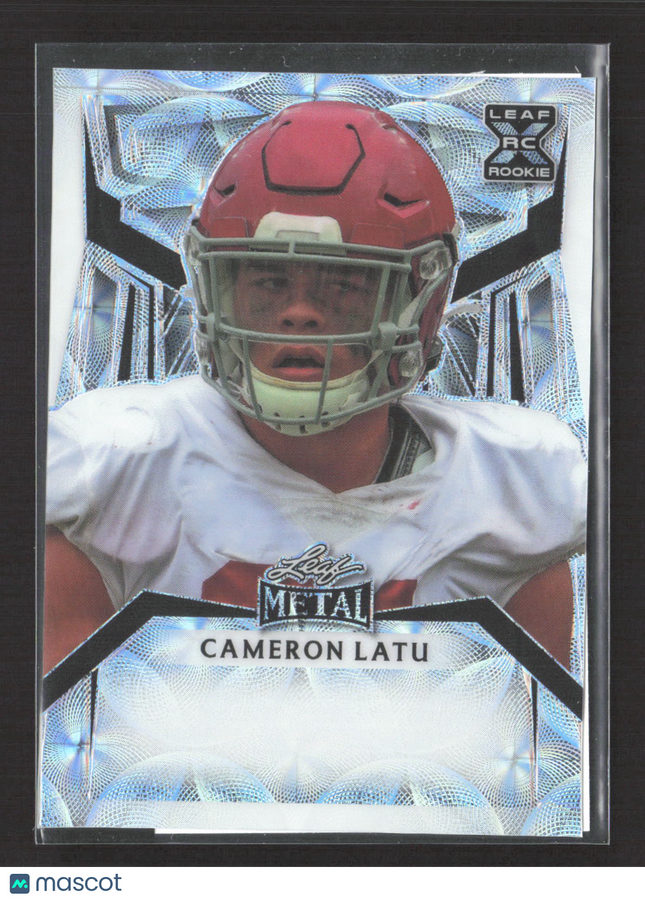 2023 Leaf Metal Draft Cameron Latu #BA-CL1 Unsigned Pre-Production Proof RC