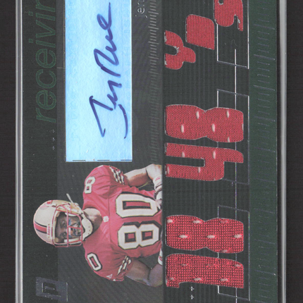 2006 Topps Paradigm Jerry Rice #TPCHRE-JR Autograph Triple Relic Auto /99