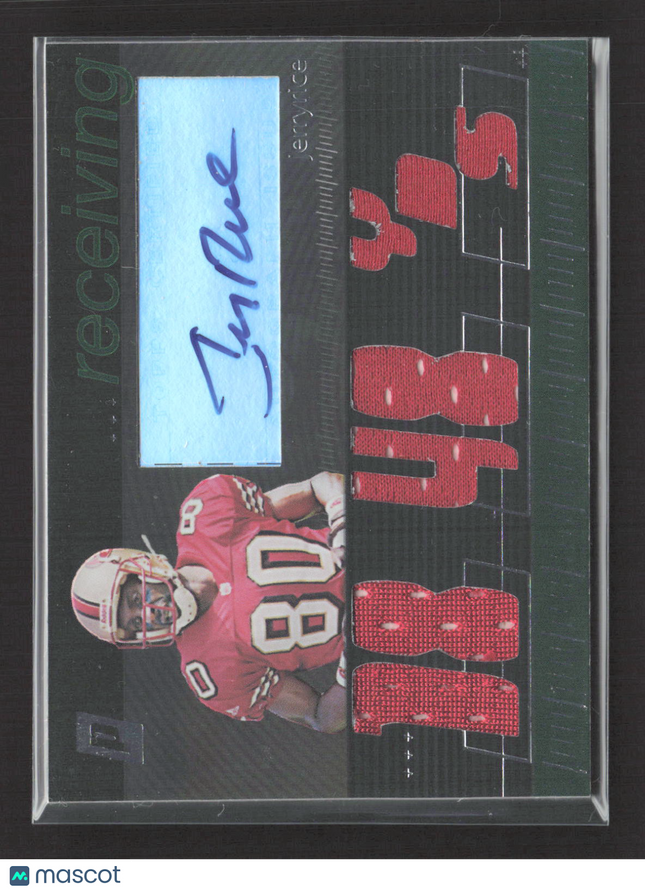 2006 Topps Paradigm Jerry Rice #TPCHRE-JR Autograph Triple Relic Auto /99