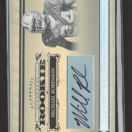 2006 Playoff National Treasures Michael Robinson #134 /30 Auto