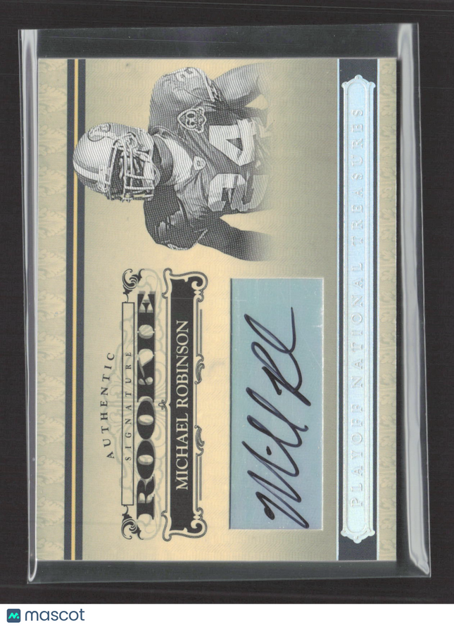 2006 Playoff National Treasures Michael Robinson #134 /30 Auto