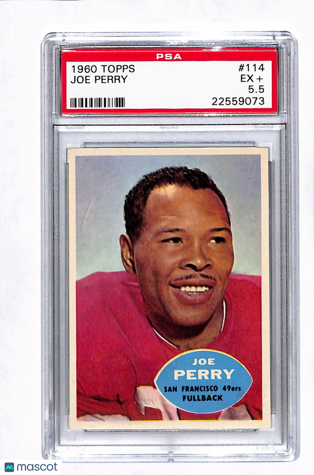 1960 Topps Joe Perry #114 PSA 5.5