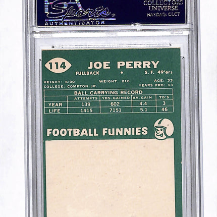 1960 Topps Joe Perry #114 PSA 5.5