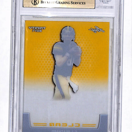 2017 Leaf Trinity Clear C.J. Beathard Gold 1/1 Pre-Production Proof